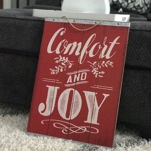 Holiday Christmas wall decor new 20”x14”